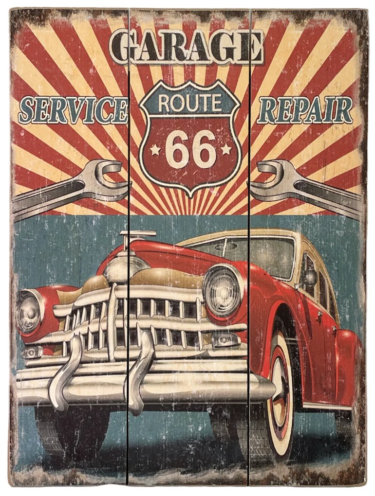 Tablou ROUTE 66 - GARAGE, 30x40cm