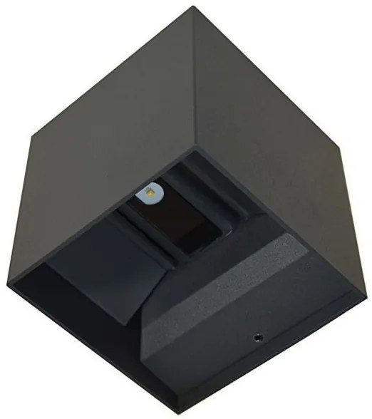 Aplică LED de exterior KREON 2xLED/3W/230V IP54 3000K negru