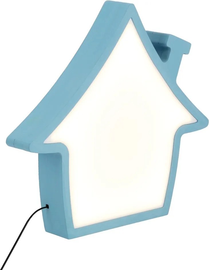 Veioză pentru copii albastră House – Candellux Lighting