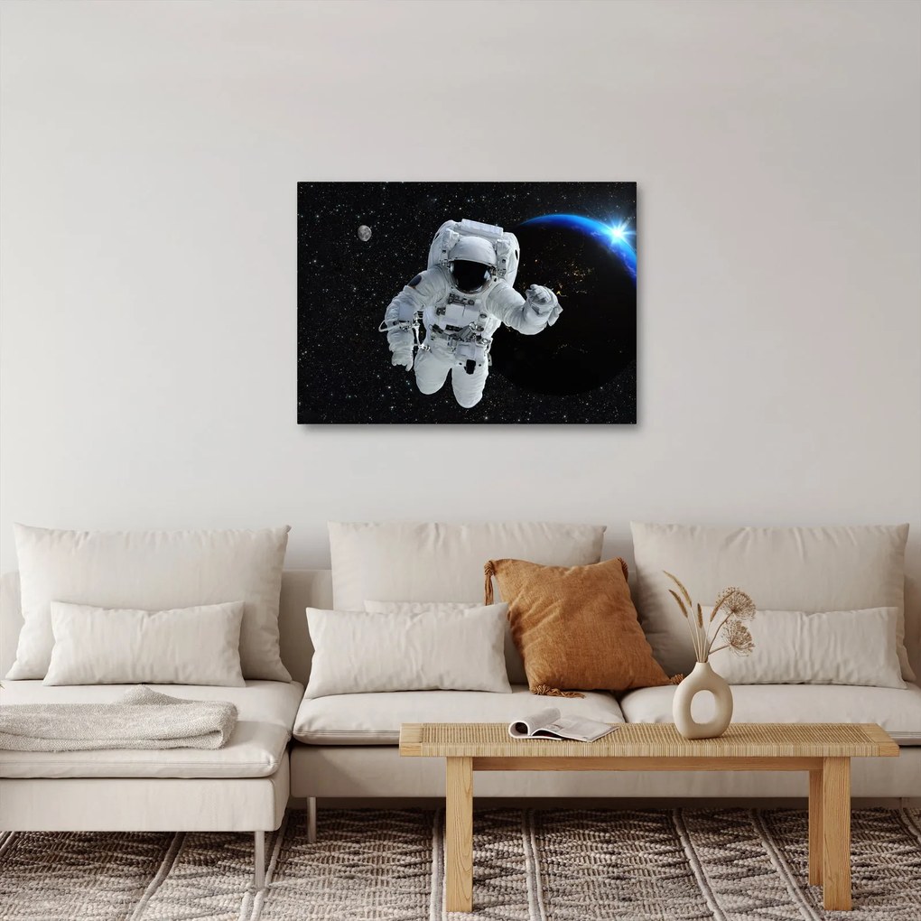 Tablou - Astronaut în Cosmos (70x50 cm)