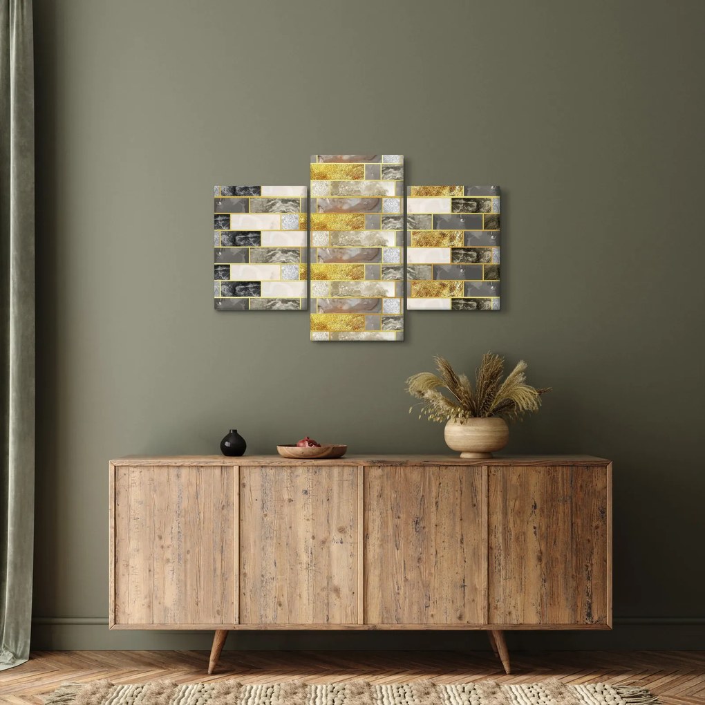 Tablou - Decor cu texturi (90x60 cm)
