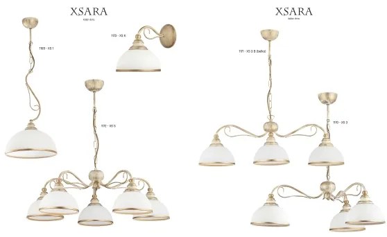 Corp de iluminat perete XSARA 1xE27/60W