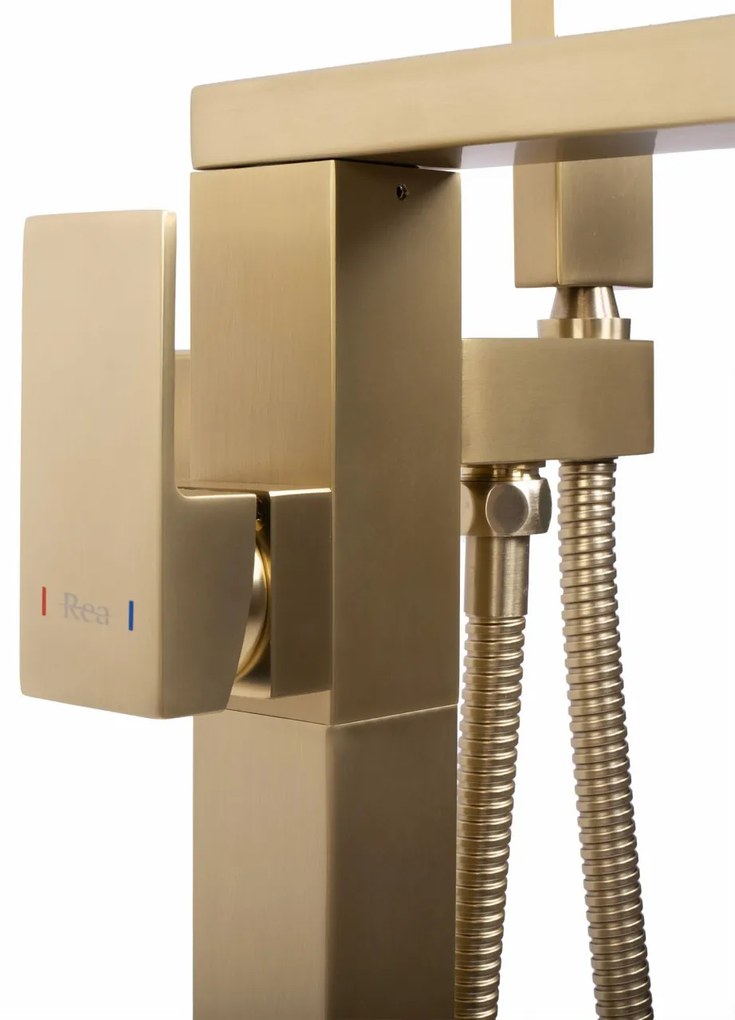 Baterie freestanding Tery auriu periat H88,5 cm