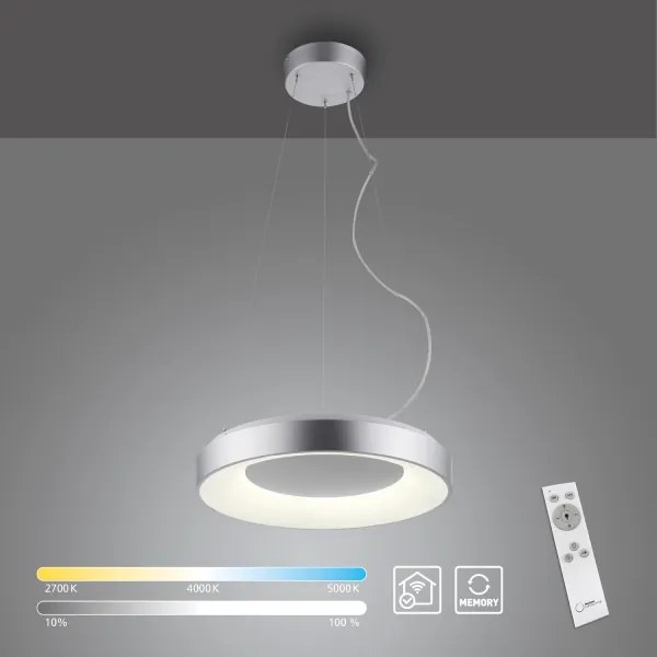 Lustră LED dimabilă pe cablu JUST LIGHT. 17075-21 KETO ANIKA LED/26,5W/230V + telecomandă