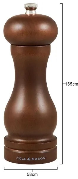 Cole&Mason - Râșniță piper CAPSTAN FOREST fag 16,5 cm
