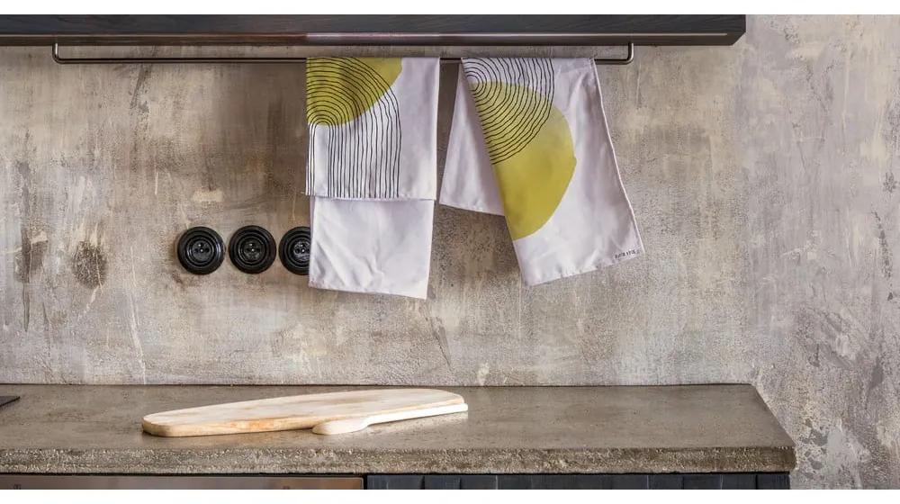 Set 2 prosoape de bucătărie din bumbac Butter Kings Rising Sun, 70 x 50 cm