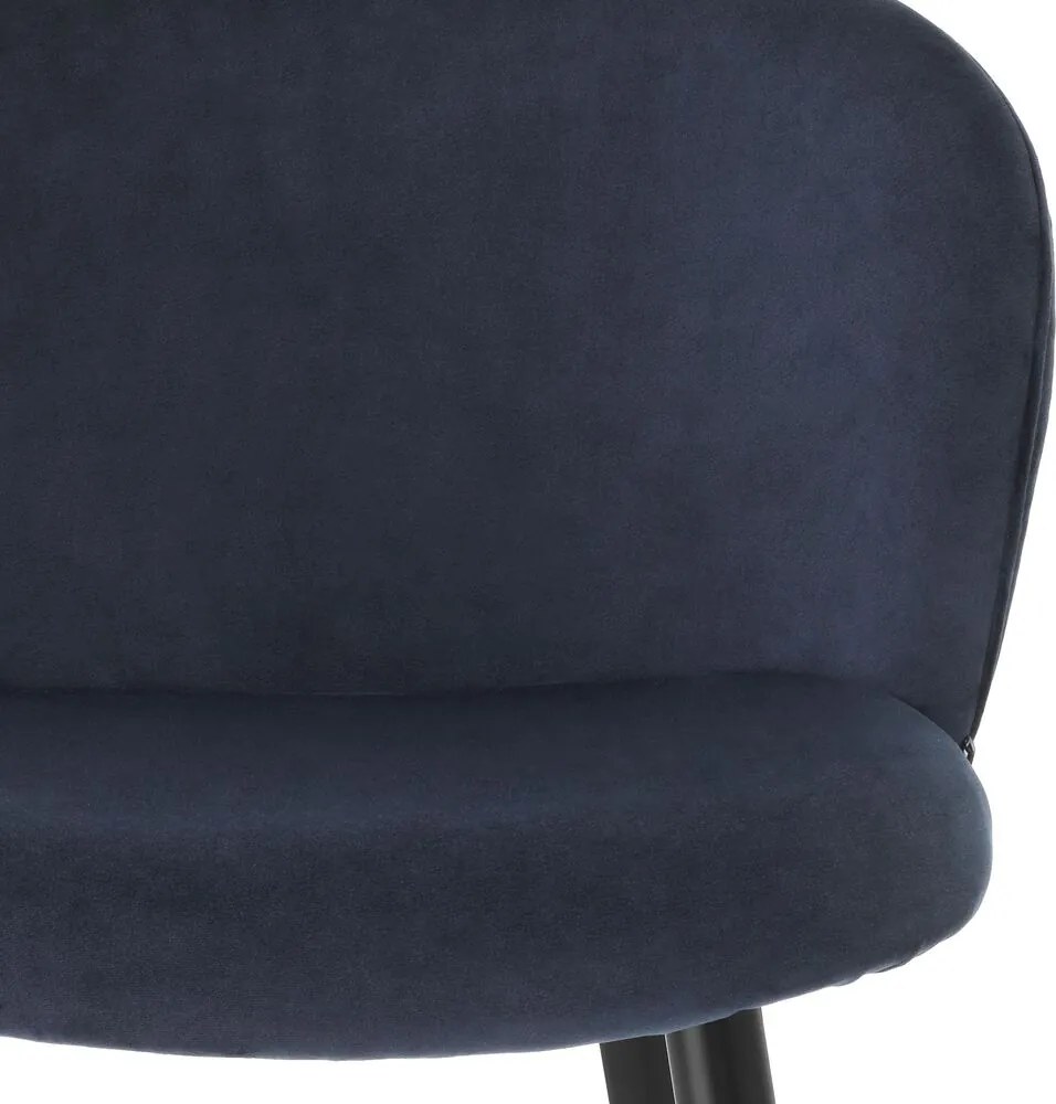 Scaun de bar design elegant LUX Counter Stool Volante, albastru 115739 HZ