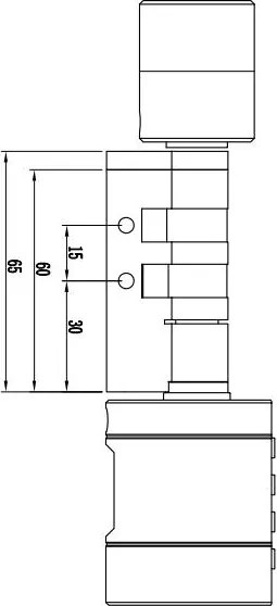 Butuc Incuietoare inteligenta, AMA 2H Smart, 65 - 90 mm, Negru, cu APP TT Hotel