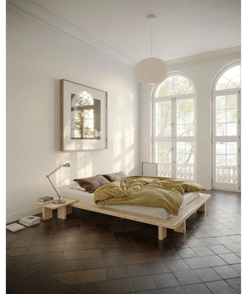 Noptieră în culoare naturală din lemn de pin Japan – Karup Design