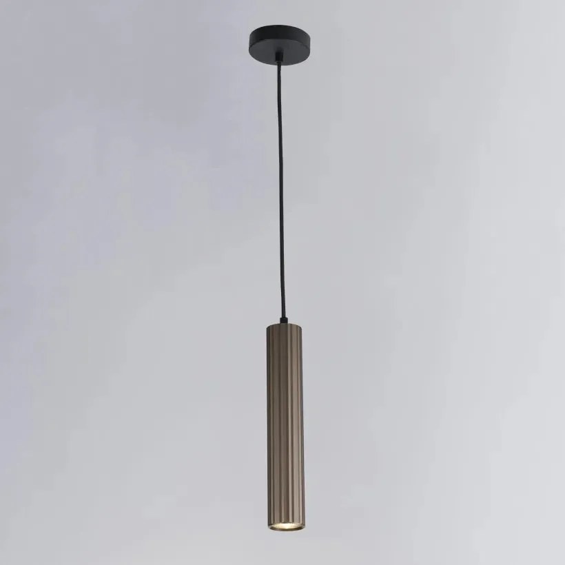 Pendul din aluminiu canelat Anna bronz