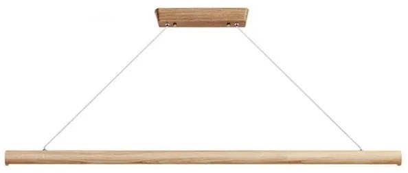 Lustră LED pe cablu LED/26W/230V 4000K 150 cm frasin/lemn masiv