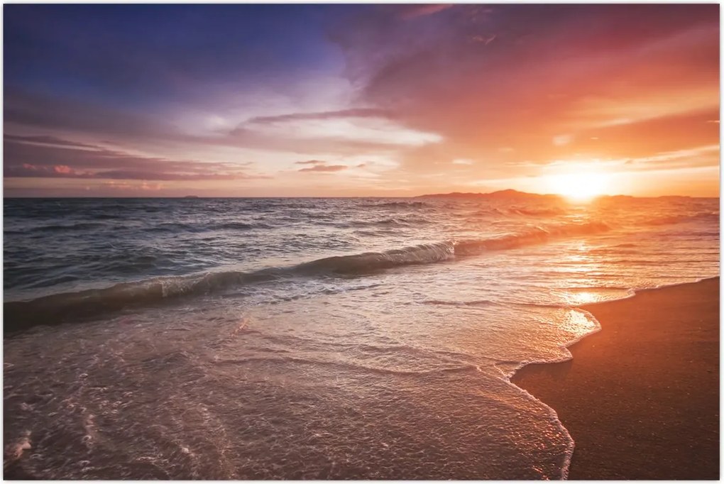 Tablou - Apus de soare în Thailanda (90x60 cm)