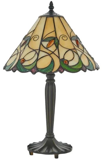 Endon 64195 - Lampă de masă Tiffany JAMELIA 1xE27/60W/230V, Ø 31 cm