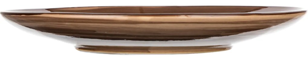 Banquet Set of 6 dessert plates Palas 21.5 cm,brown