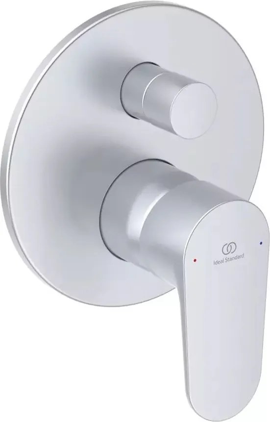Baterie cada - dus incastrata Ideal Standard Cerafine O argintiu mat fara corp ingropat