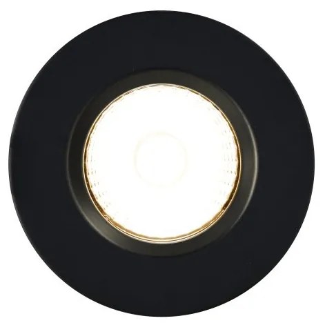 Set de 3 spoturi incastrabile baie LED dimabil Fremont 3-Kit IP65 2700K negru