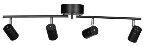 Spot ByRydens 4200720-4002 CORRECT 4xGU10/7W/230V negru