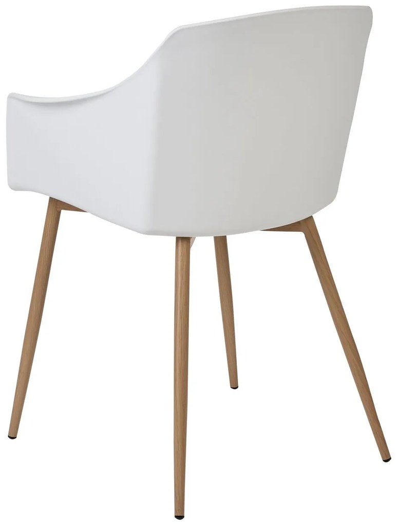 Set 2 buc scaune sufragerie Fonza (alb). 1080361