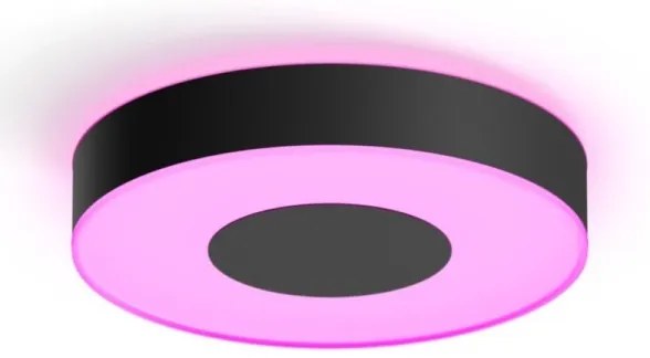 Philips Hue LED RGB plafonieră dimabilă 33,5W, Ø381 mm, negru