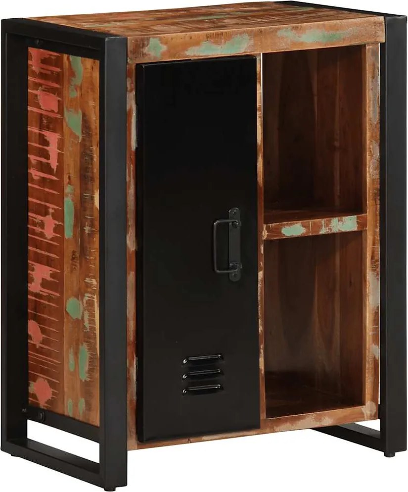 vidaXL Bufetă multicolor 55x35x70 cm lemn masiv recuperat