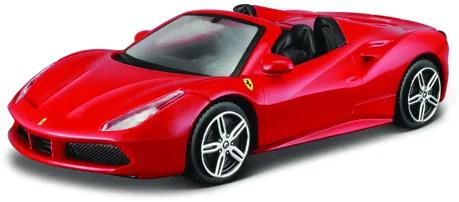 Macheta masinuta Bburago scara 1 43 Ferrari 488 Spider, rosu, BB36000 36026R