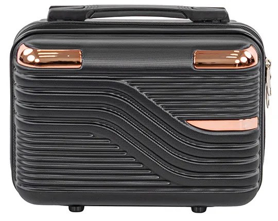 TraveLux Urban XX gurulós bőrönd szett fekete