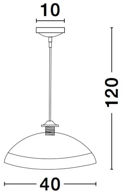 Pendul design modern BENITO, crom NVL-9112142
