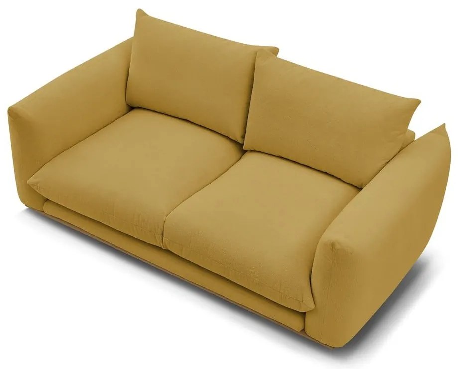 Canapea galbenă 193 cm Ernest – Bobochic Paris