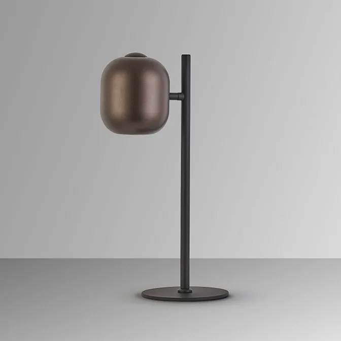 Veioza, Lampa de masa metal maro inchis Nimes