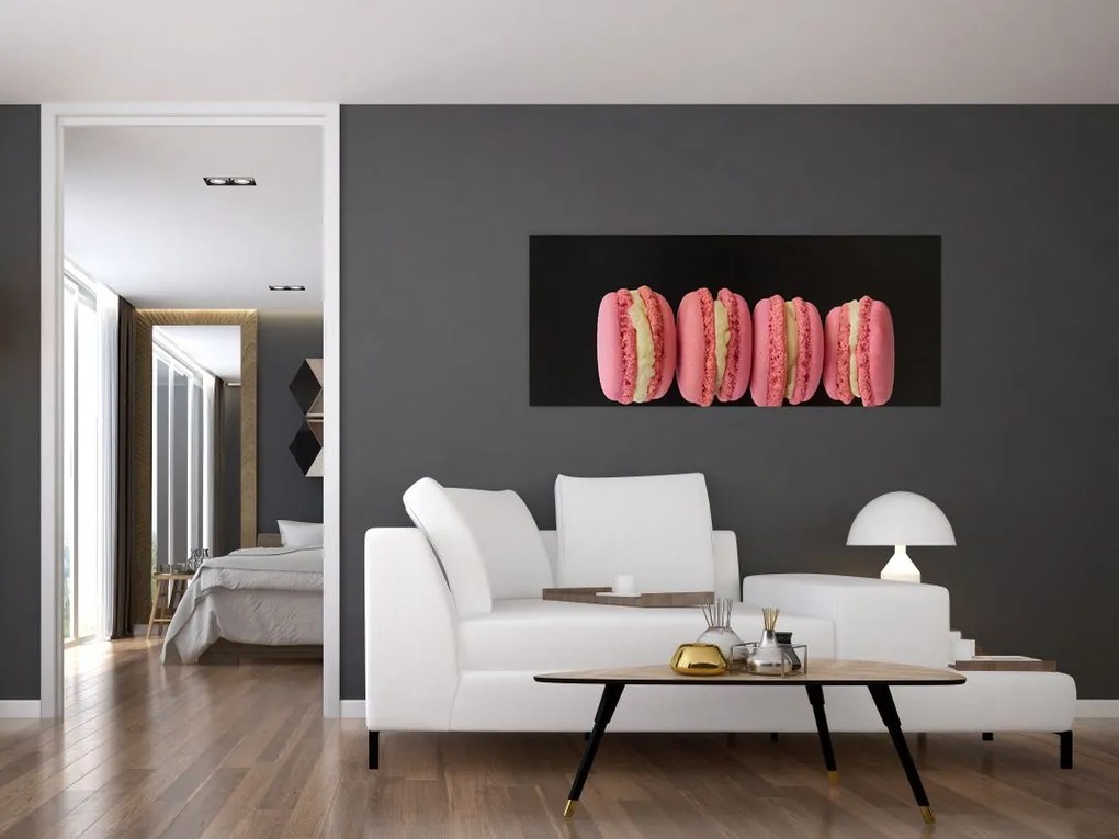 Tablou cu macarons (120x50 cm)