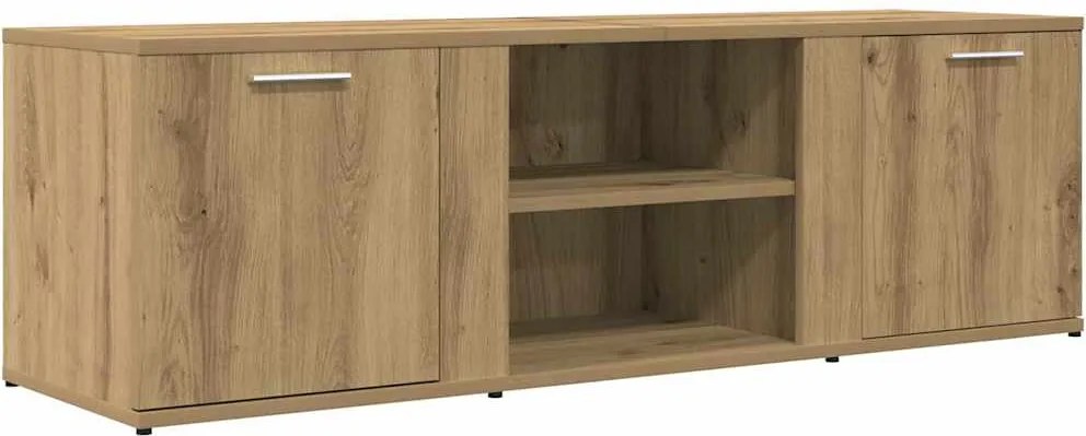 vidaXL Dulap TV Stejar artizanal 120x34x37 cm Lemn prelucrat
