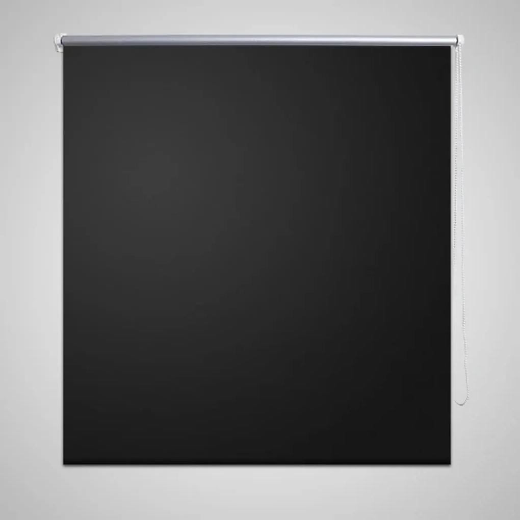 Jaluzea opaca rulabila, 140 x 230 cm, negru Negru, 140 x 230 cm