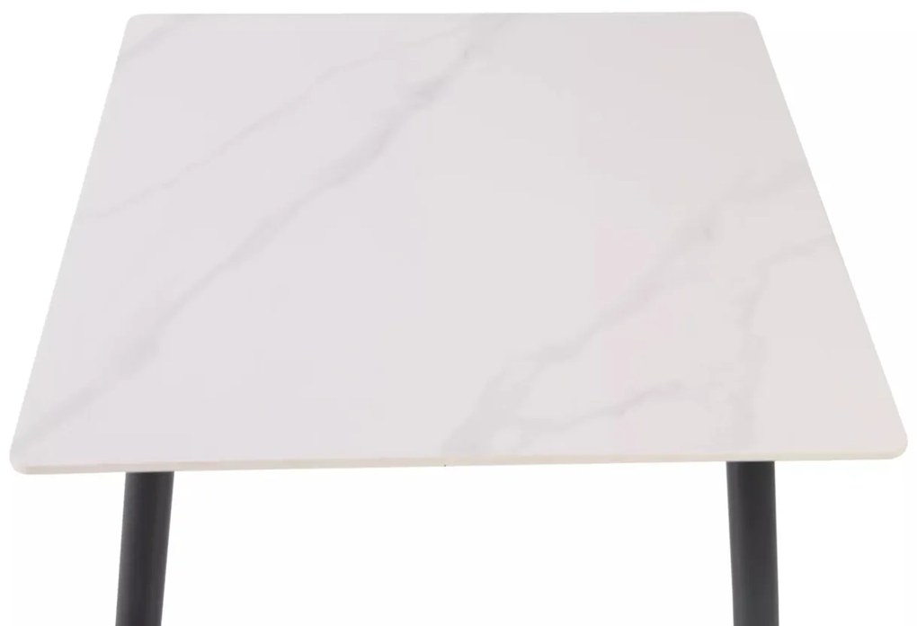 Masa Rion alb/negru L80xl80 cm