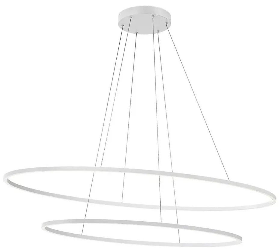 Redo LEO 01-3342 - lustra LED reglabilă pe cablu, 115W/230V, albă