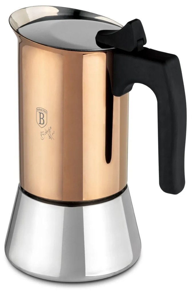 Espresor inox 6 cafele Metallic Line Rose Gold Editions Berlinger Haus BH 8549