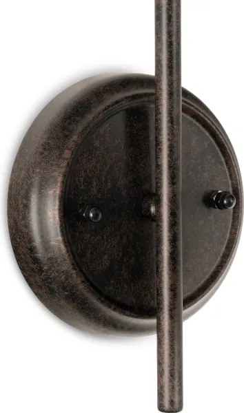 Brilagi - Lampă de perete FORGE 1xE27/60W/230V neagră