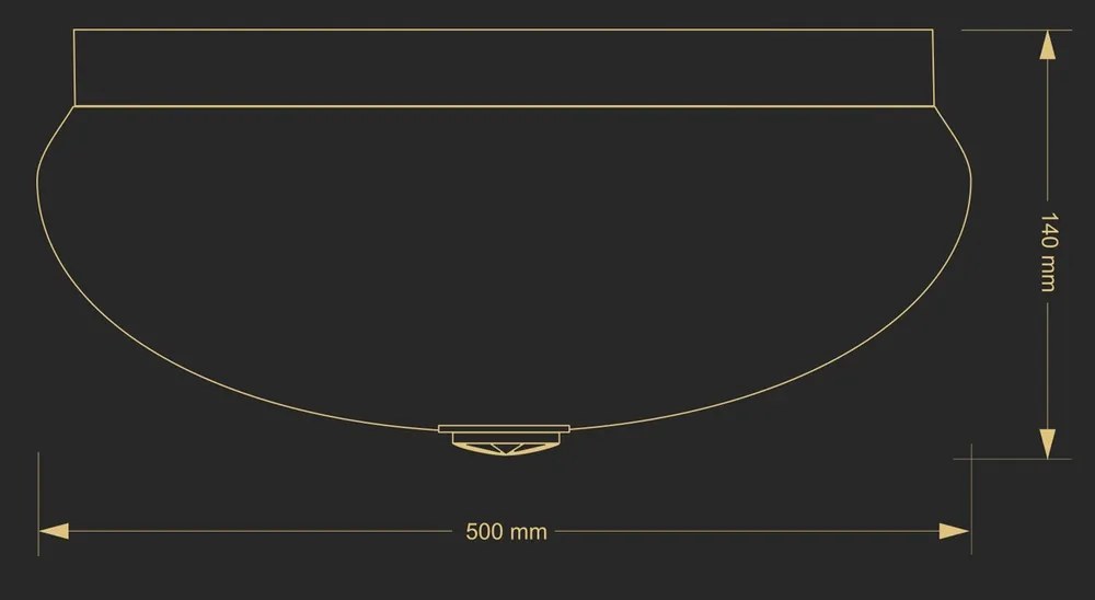 Plafoniera design clasic din alama BELLAGIO MODERN 50cm