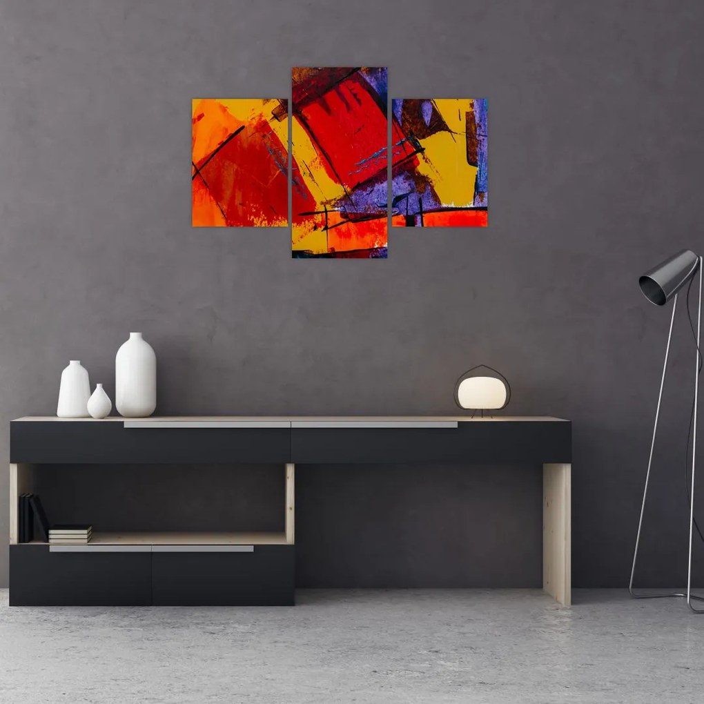 Tablou cu abstracție (90x60 cm)