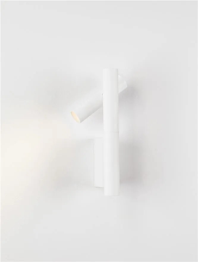 Aplica cu spot LED directionabil stil minimalist ARCO alb