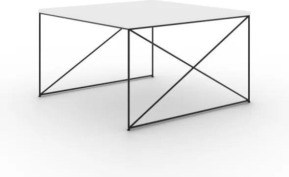 Masuta de cafea, Nelia 2, ADRK Furniture (Culoare: Alb / Beton)