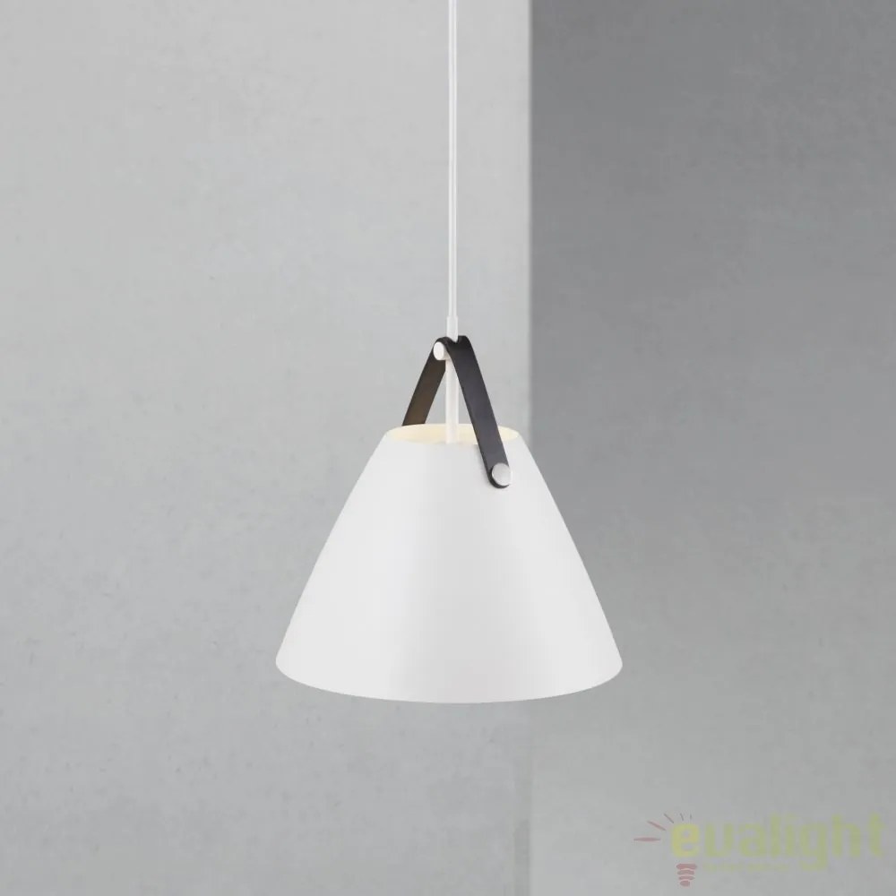 Lustra / Pendul design nordic Strap 27 alb 84333001 DFTP