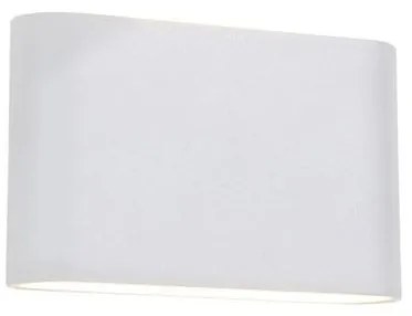 Aplica LED ambientala de exterior IP54 SOHO II alba NVL-740402