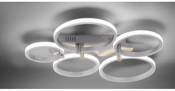 Leuchten Direkt - Lustră aplicată LED JOHANNA 2xLED/11,5W/230V+2xLED/9W+1xLED/7W