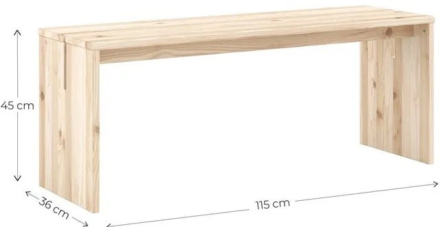 Bancă în culoare naturală Join-In – Karup Design