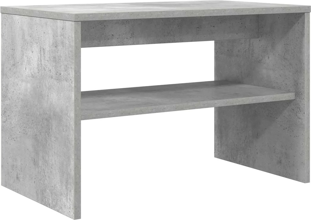 vidaXL Cabinet TV Gri din beton 60 x 35 x 40 cm Lemn compozit