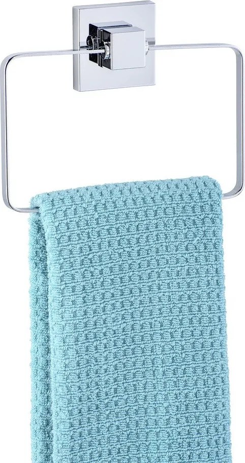 Suport baie universal Quadro, Argintiu, 18,5x14x3,5 cm, WENKO