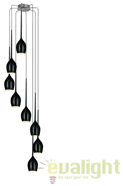 Lustra moderna Izza 8 Black