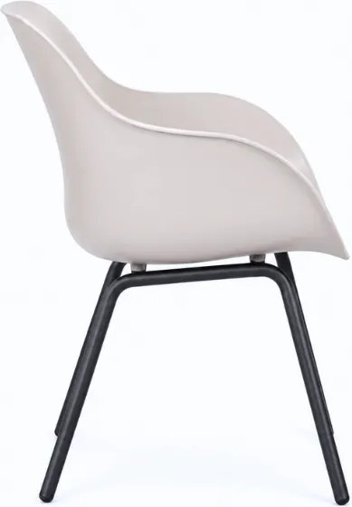 Scaun bucatarie HARTMAN AMAYA RONDO, gri-bej