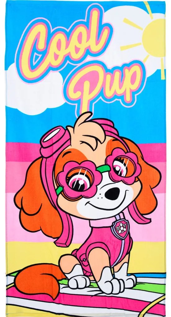 Patrula Cățelușilor Cool Pup prosop de baie, prosop de plajă 70x140cm