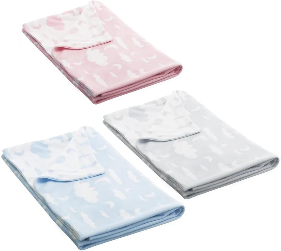 Set 3 pături pentru copii Unimasa Baby, 100 x 75 cm